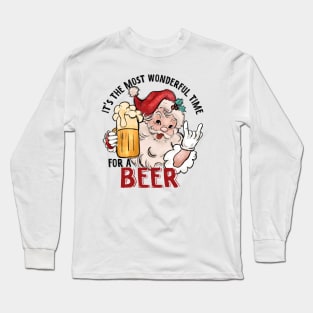 Most Wonderful Time for a Beer Long Sleeve T-Shirt